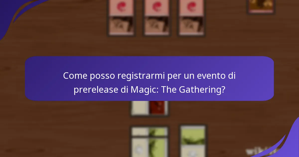 Quali attività promozionali sono associate agli eventi di prerelease?