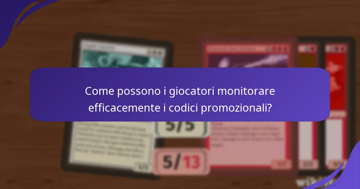 Quali strumenti di tracciamento sono disponibili per i codici promozionali di Magic: The Gathering?