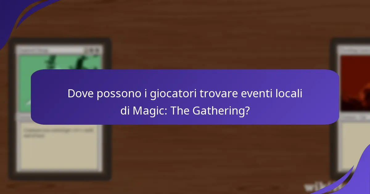 Come possono i giocatori registrarsi per gli eventi di Magic: The Gathering?